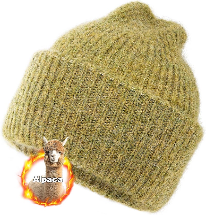 Silk Dream Alpaca Winter Hats for Kids Beanies Boys&Girls Toddler Beanie Hat Alpaca Wool Soft Fuzzy Warm Gift - Image 1